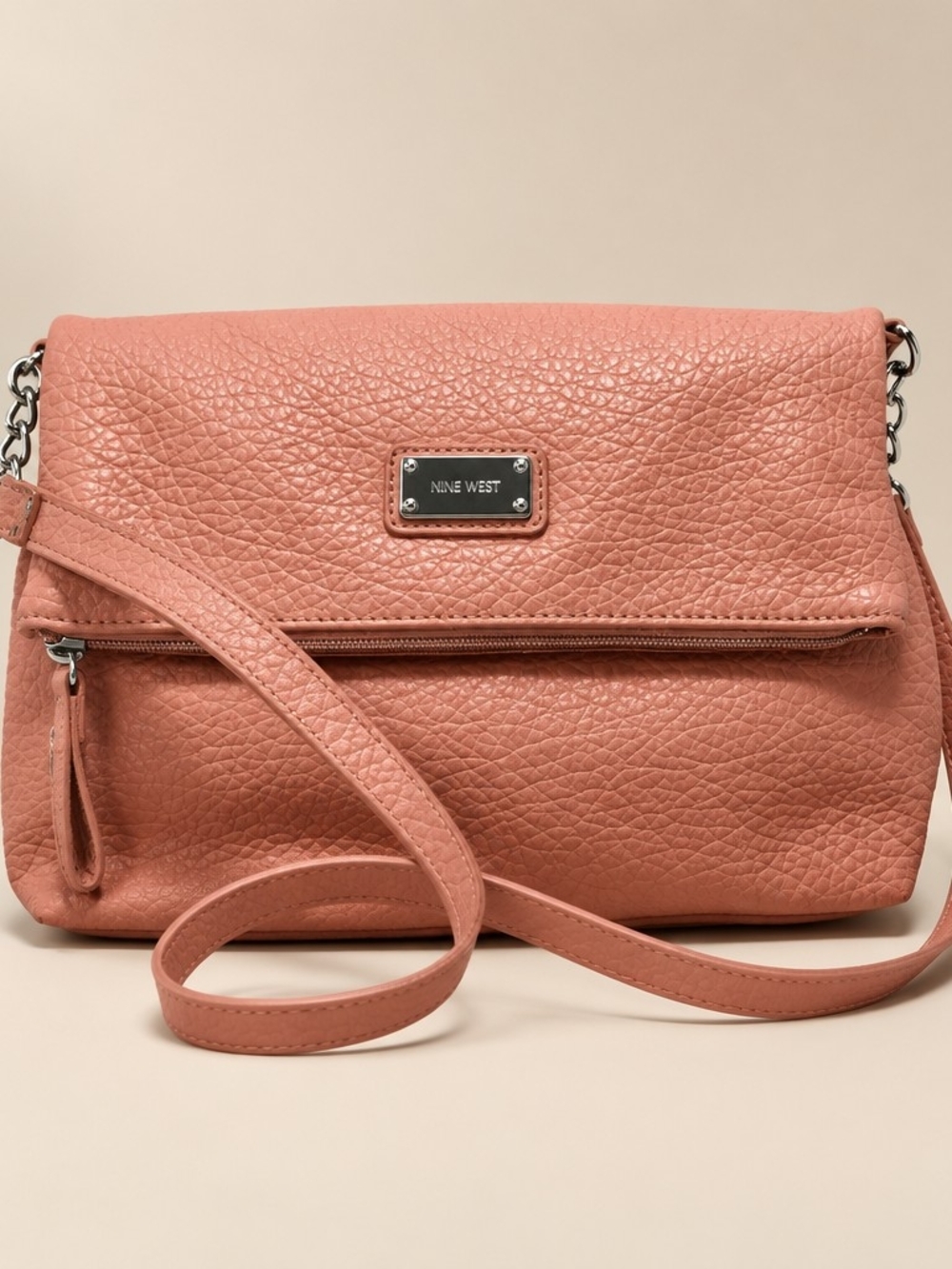 Nine West Coral Pink Crossbody Bag